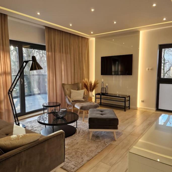 Apartament Nad Struga, Klimatyzacja, Parking,Taras Torun Luaran gambar